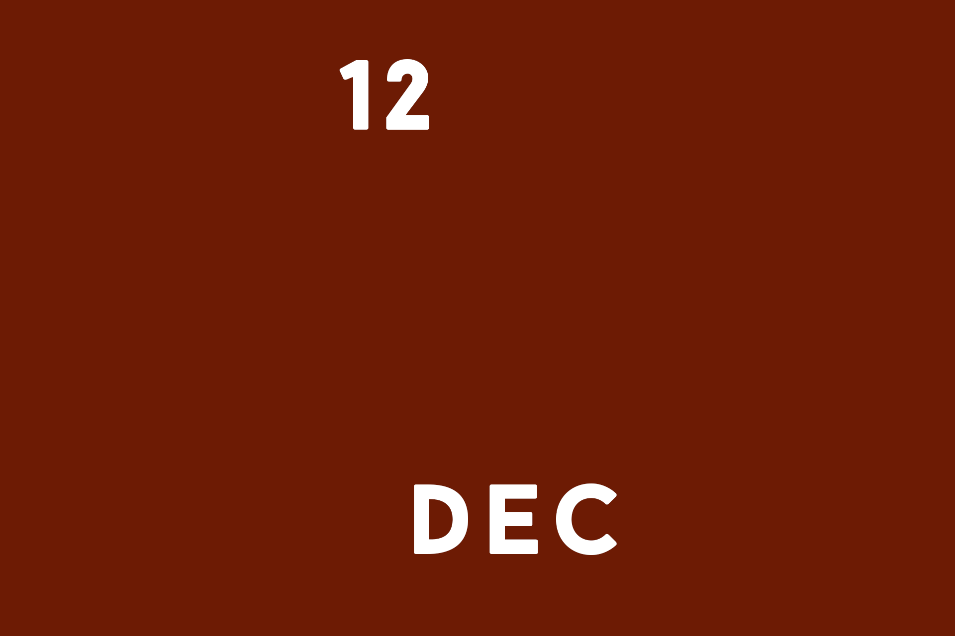 December