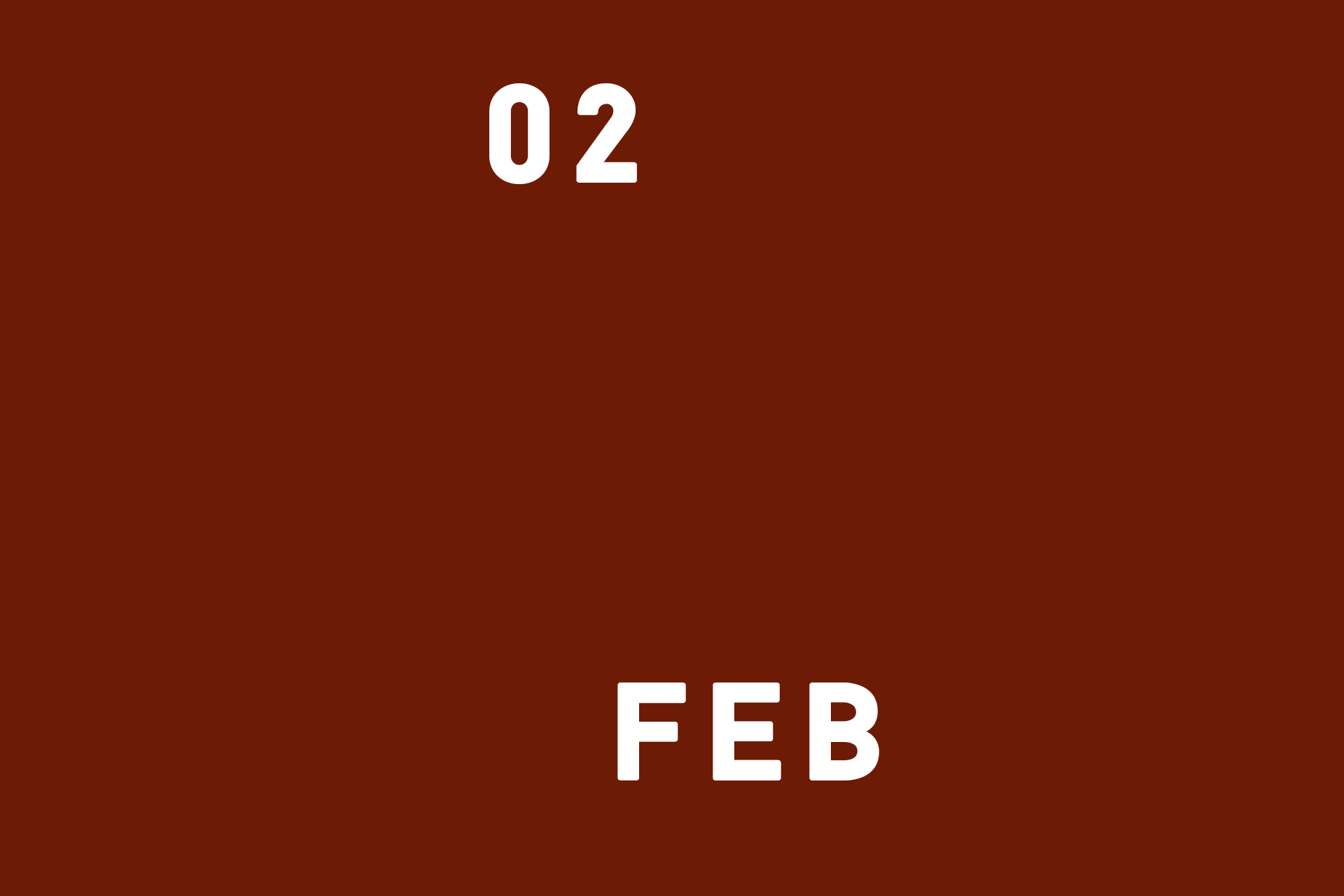 February